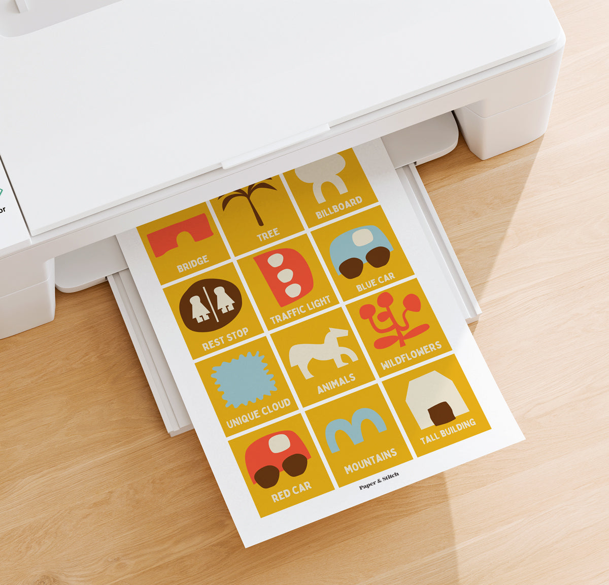Colorful Scavenger Hunt Printable (Set of 3)