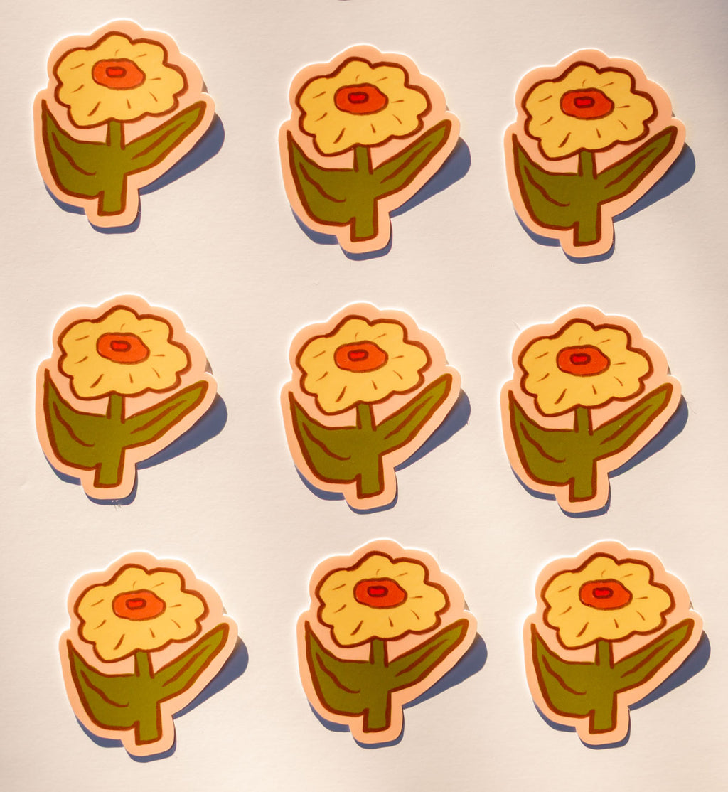 Flower Sticker
