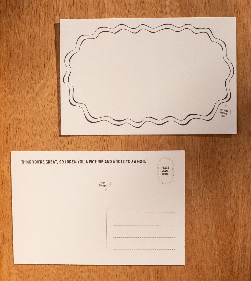 Draw Your Own Postcards Set