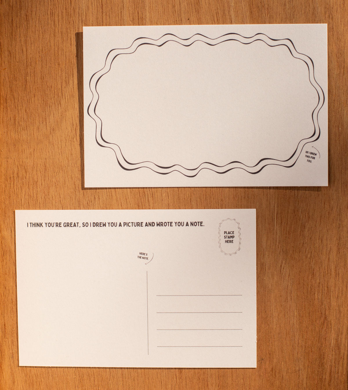 Draw Your Own Postcards Set