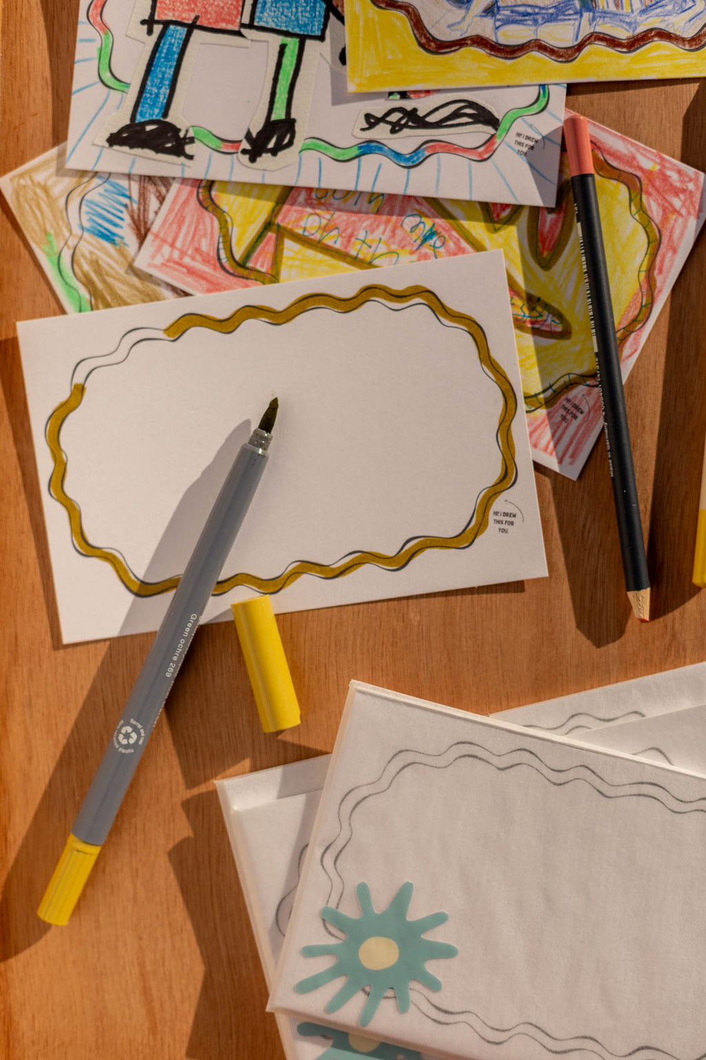 Draw Your Own Postcards Set