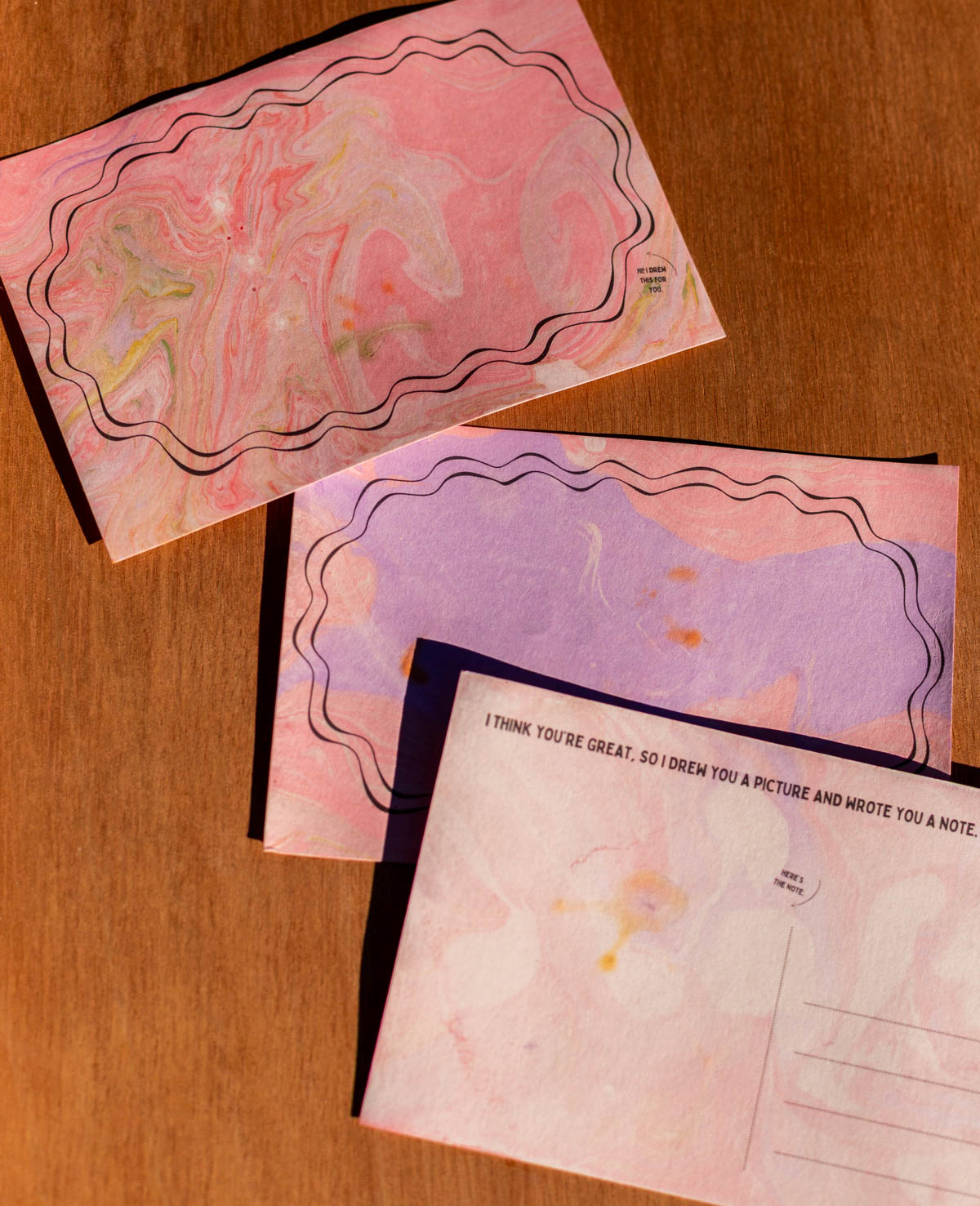 Draw Your Own Postcards Set